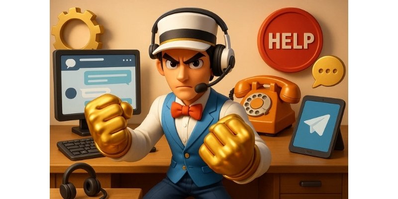 KUBET Xổ Số hỗ trợ người chơi 24/7 qua livechat, hotline và Telegram, phản hồi trong 3 phút.