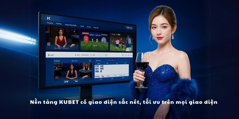 Nền tảng Kubet có giao diện sắc nét, tối ưu trên mọi nền tảng