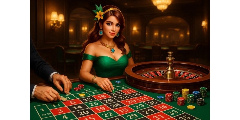 Vòng quay roulette chân thực phát trực tiếp tại KuCasino