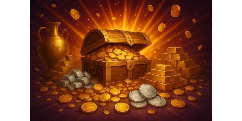 Vàng bạc trong giấc mơ là biểu tượng của sự thịnh vượng, tài chính vững chắc và vận may đang đến.
